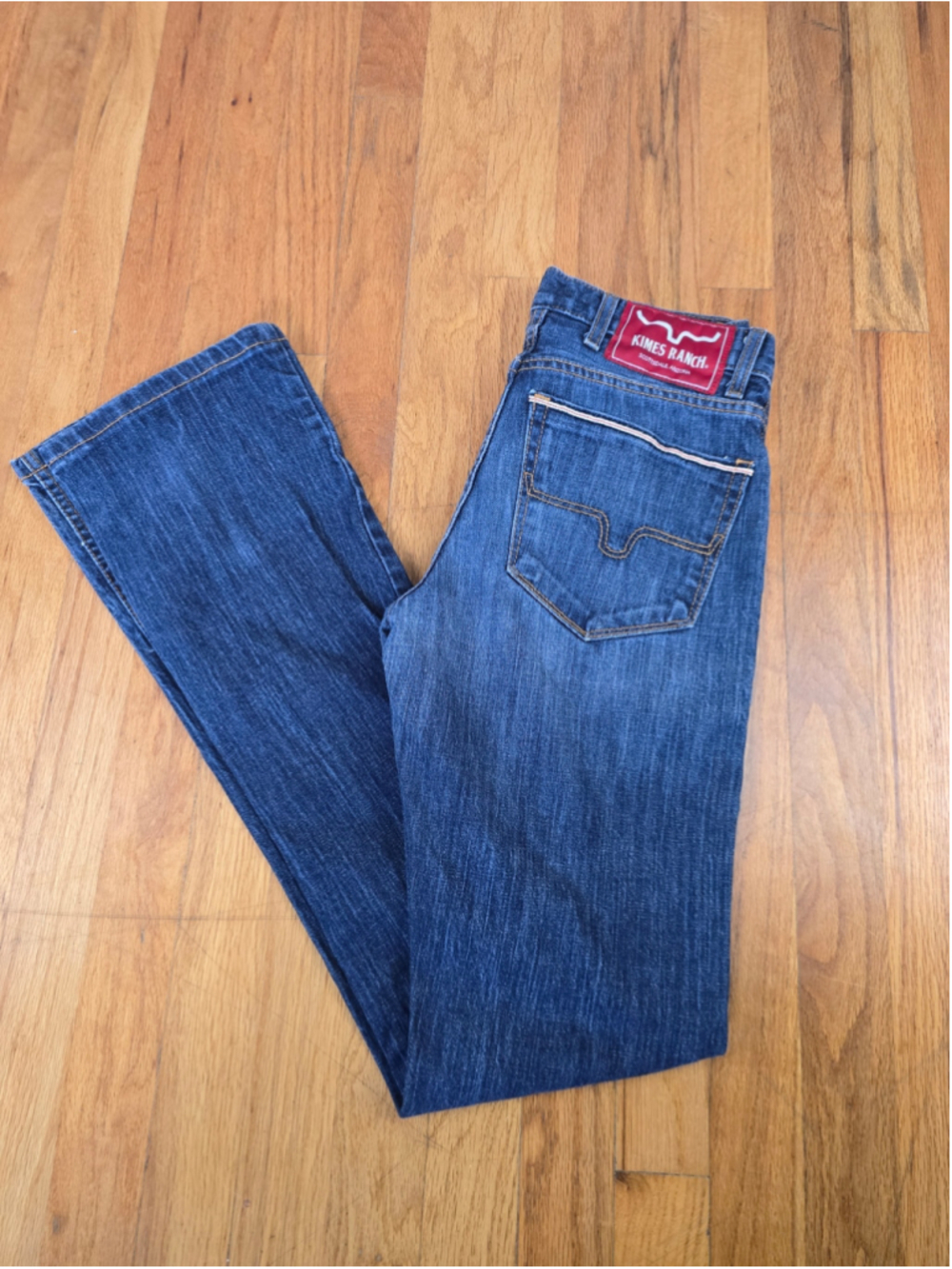 Kimes Ranch Roger Men’s Jeans 28x34 Made in USA 100% Cotton Bootcut Western